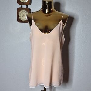 Elegant Cream Spaghetti Strap Top